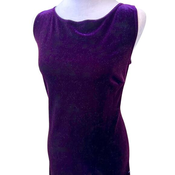 Vintage Y2K Velvet Maxi Dress Whimsygoth Dark Romantic Fairy Goth Size 10 - Picture 2 of 8